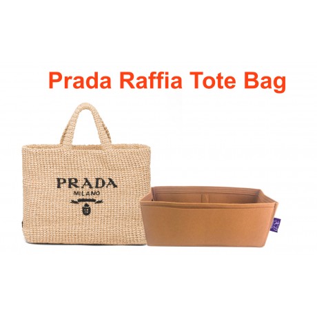 Prada Raffia Tote Bag
