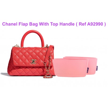 Chanel Flap Bag With Top Handle ( Ref A92990 )