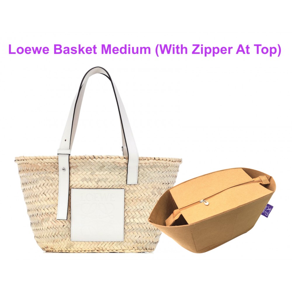 Loewe Basket Medium (With Zipper At Top)