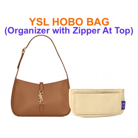 YSL Hobo Bag ( YSL LE 5 À 7 Hobo Bag ) - Organizer With Zipper At Top