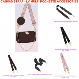 Multi Pochette Accessories Replacement Strap Adjustable Crossbody