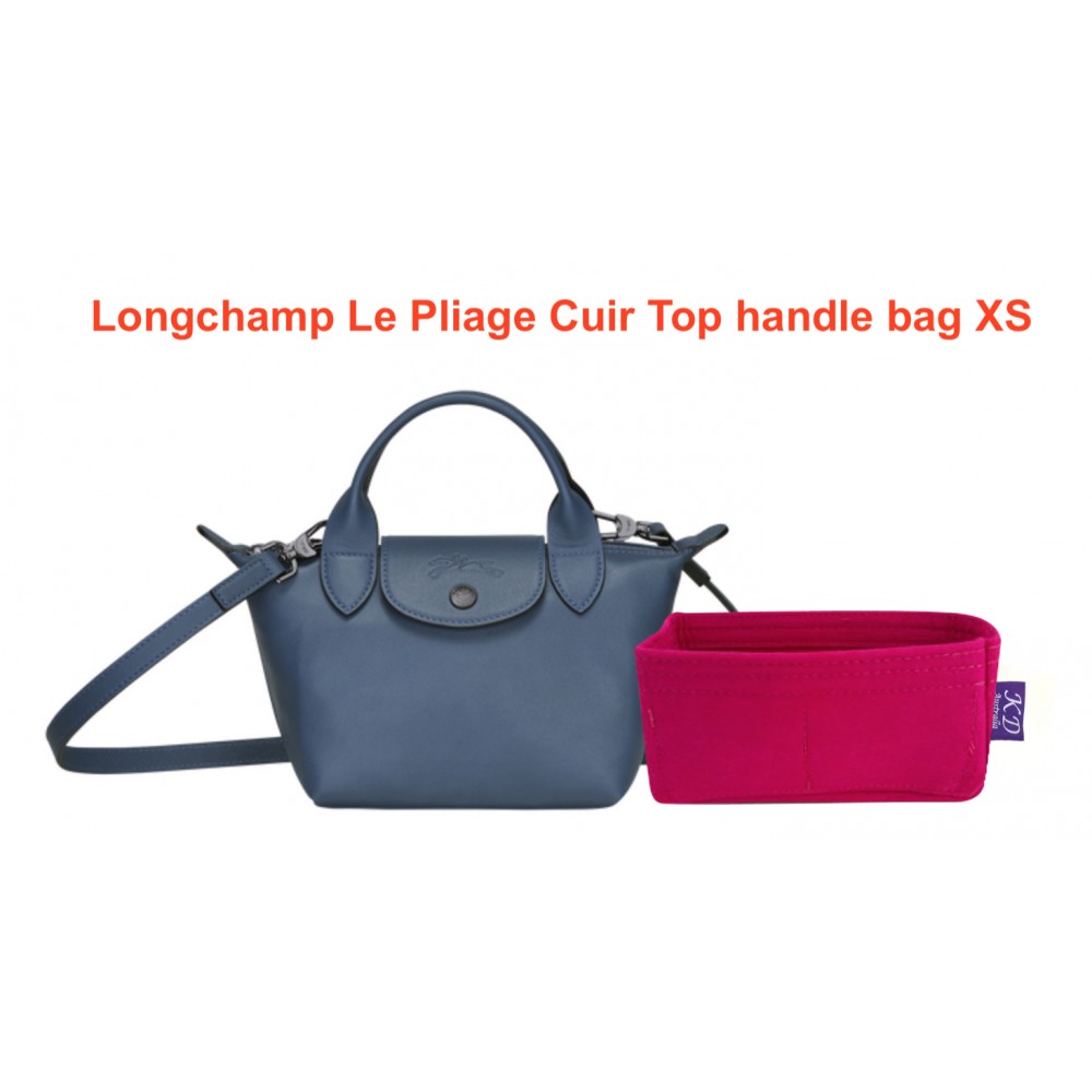 Longchamp Le Pliage Cuir Top handle bag XS
