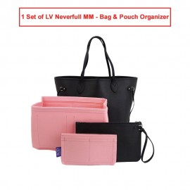 Fits For Petite Malle Souple Insert Bag Organizer Makeup Handbag
