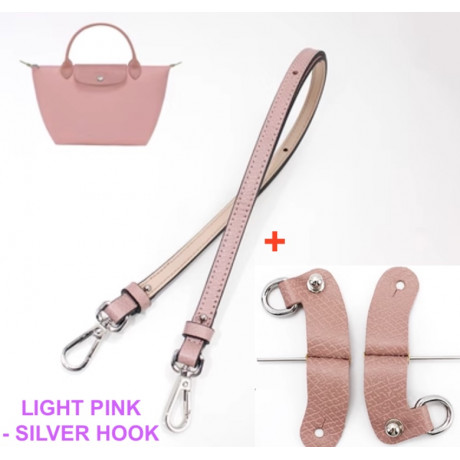 Longchamp Bag ( Leather Strap + Leather D Ring ) Use for bag size : MINI, Small, Medium,Large