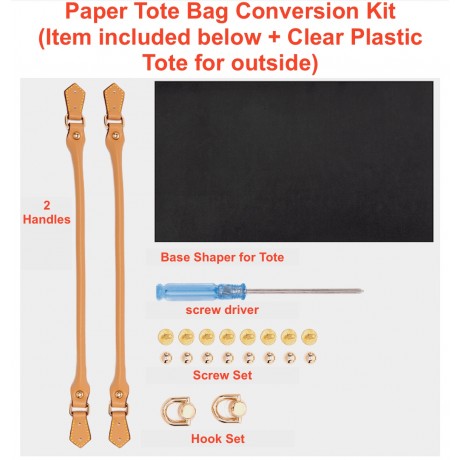 Paper Bag Convert To Tote Kit ( Convert Paper Bag Into Tote ) Hermes